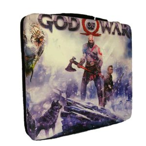 خرید کیف محافظ ضد ضربه پلی استیشن 4 اسلیم طرح God of War