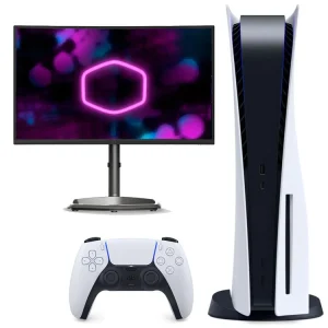 پلی استیشن 5 دیسک خور + مانیتور Cooler Master GM27-CFX - تصویر 1