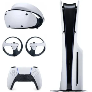 پلی استیشن 5 اسلیم دیسک خور+ هدست PS VR2 - تصویر 1