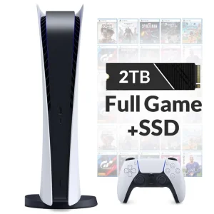 PS5 نسخه دیجیتال - به همراه SSD دو ترابایت Full Game - تصویر 1