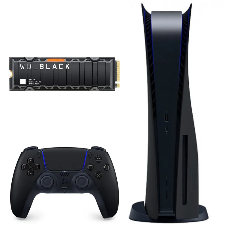 پلی استیشن 5 دیسک خور + حافظه WD_BLACK SN850 دو ترابایت - - تصویر 1