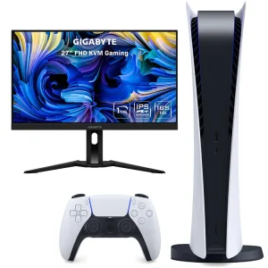 پلی استیشن 5 دیجیتال + مانیتور Gigabyte M27F A - تصویر 1