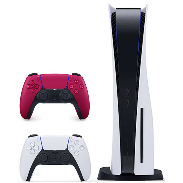 خرید PlayStation 5 دیسک خور + دوال سنس قرمز