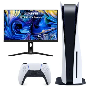 پلی استیشن 5 دیسک خور + مانیتور Gigabyte M27F A - تصویر 1