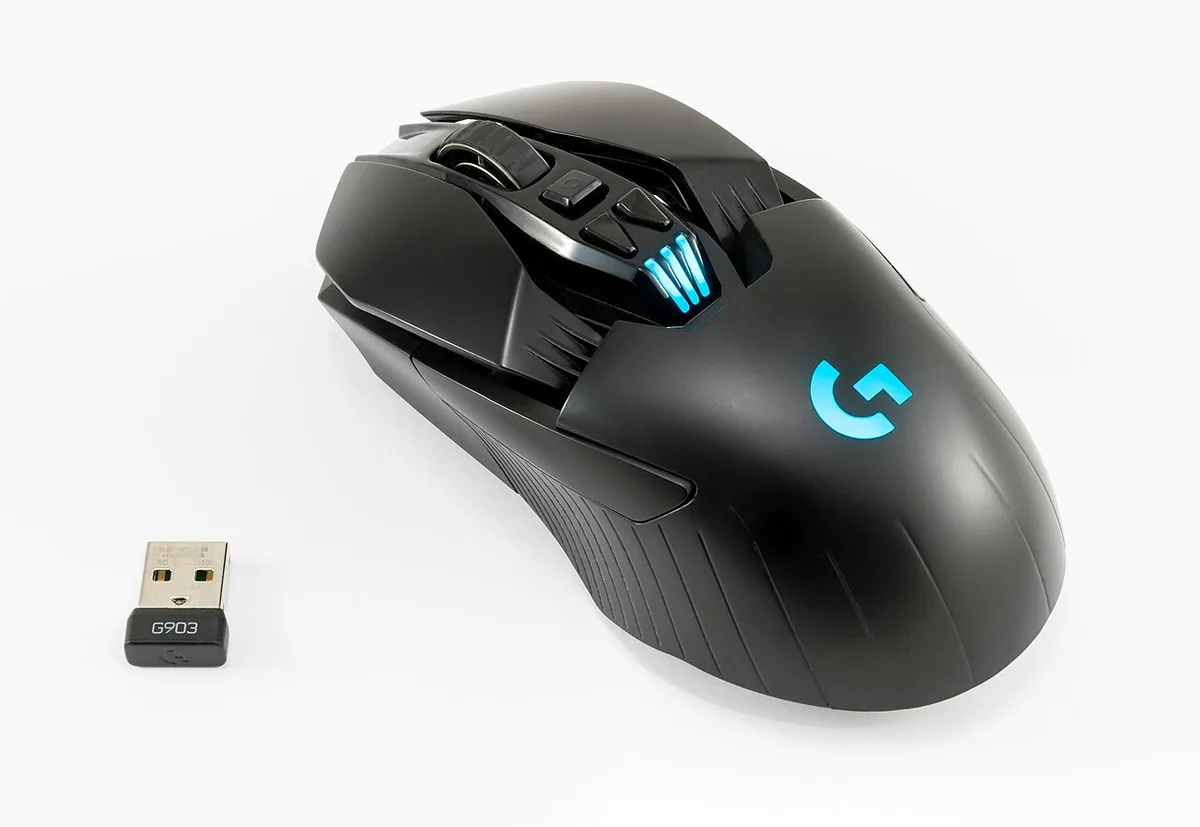 موس گیمینگ - موس بیسیم موس گیمینگ بیسیم مشکی با دانگل USB