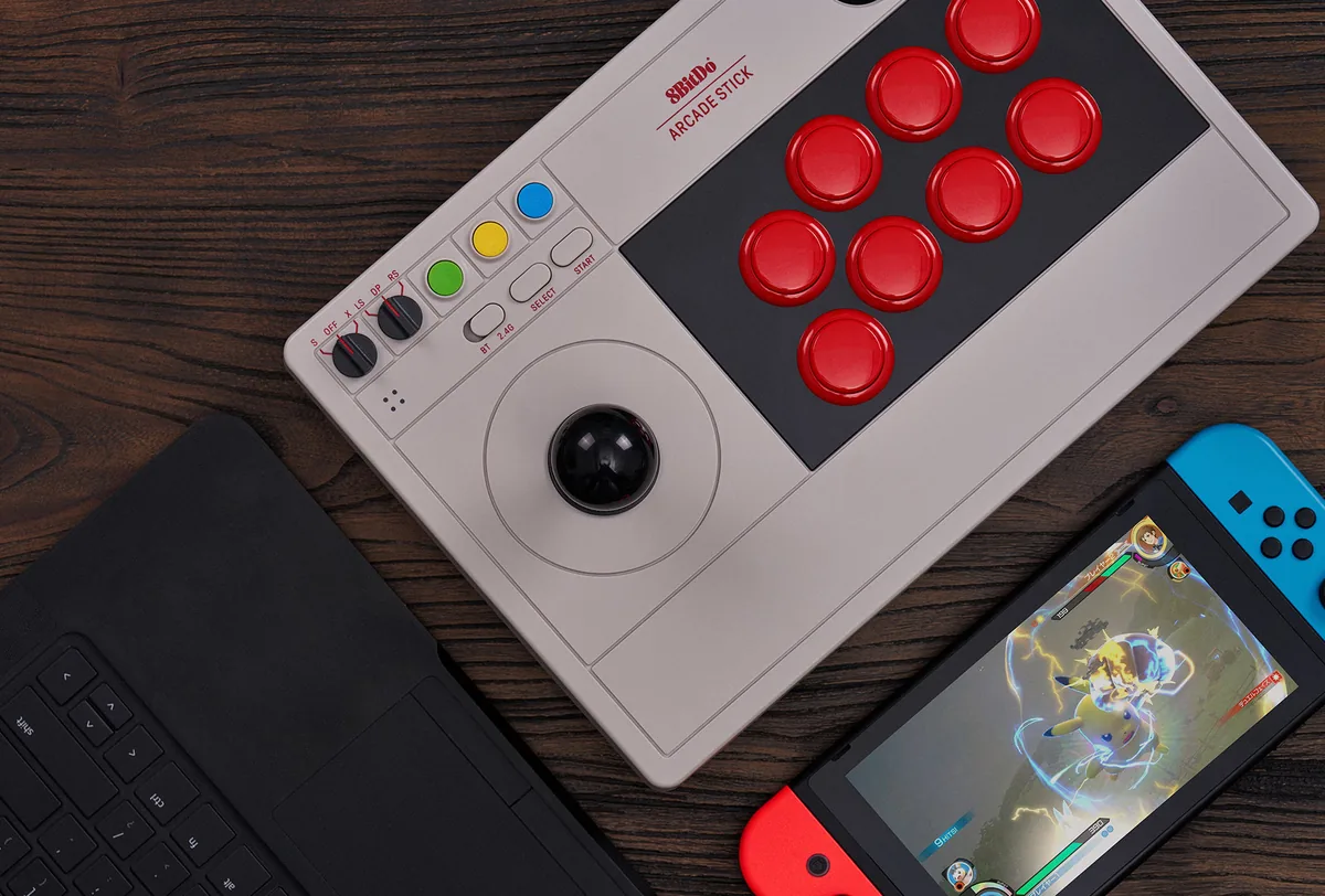 معرفی جوی استیک بیسیم 8BitDo Arcade Stick - تصویر 2