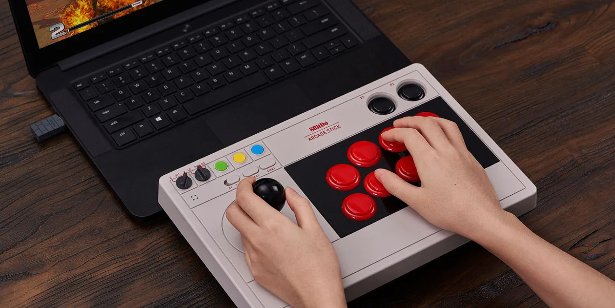 معرفی جوی استیک بیسیم 8BitDo Arcade Stick - تصویر 4