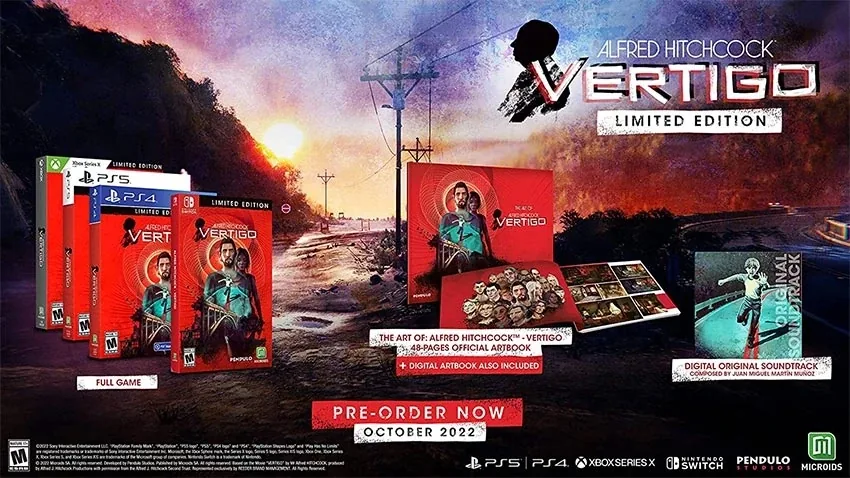 بازی Alfred Hitchcock Vertigo نسخه Limited Edition برای PS5 - تصویر معرفی 1
