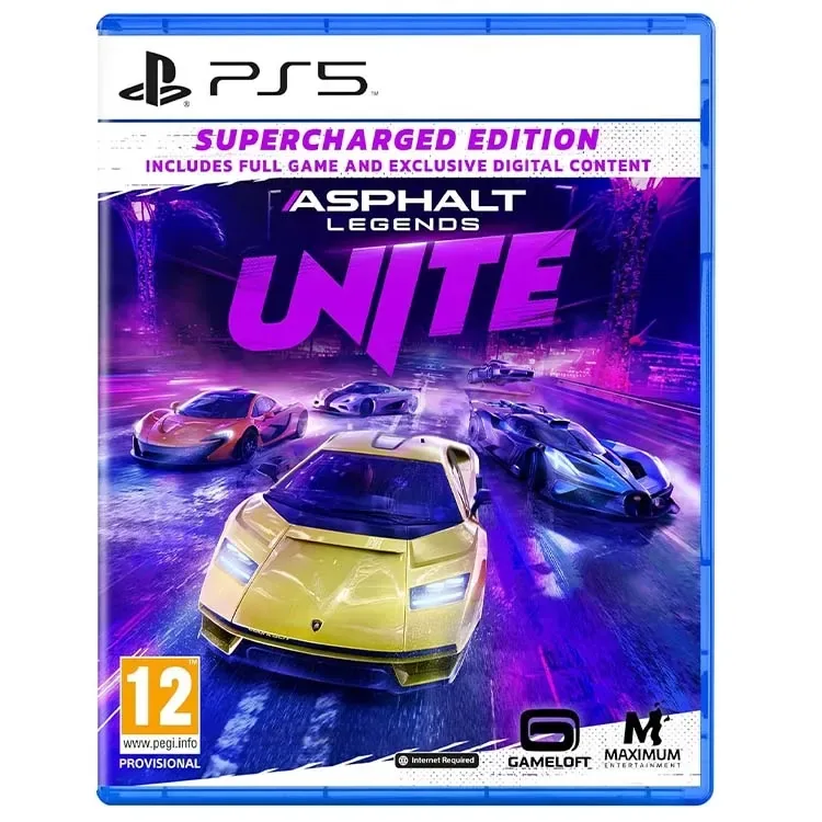 بازی Asphalt Legends UNITE نسخه Supercharged Edition برای PS5
