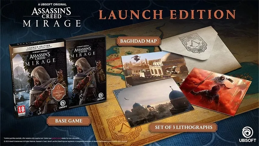 بازی Assassins Creed Mirage نسخه Launch Edition برای PS5 - تصویر معرفی 1