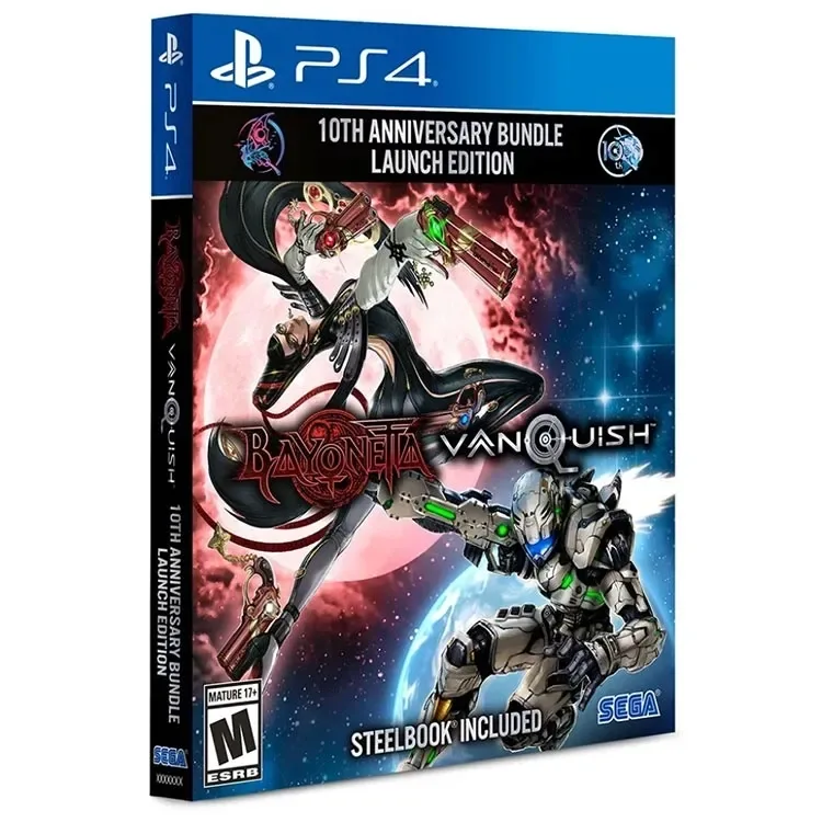 بازی Bayonetta and Vanquish 10th Anniversary Bundle: Launch Edition نسخه استیل بوک برای PS4