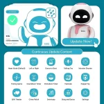 ربات هوشمند ایلیک Eilik Robot - صورتی