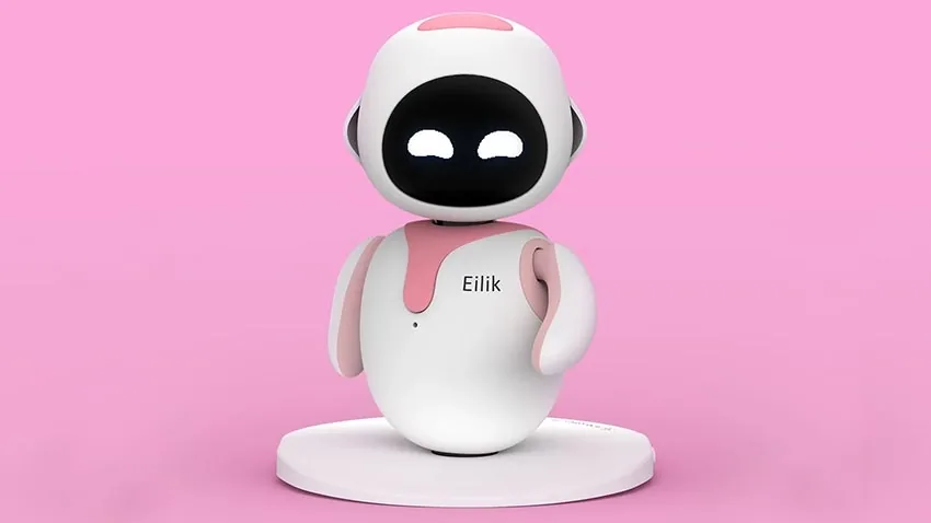 ربات هوشمند ایلیک Eilik Robot - صورتی - تصویر معرفی 1