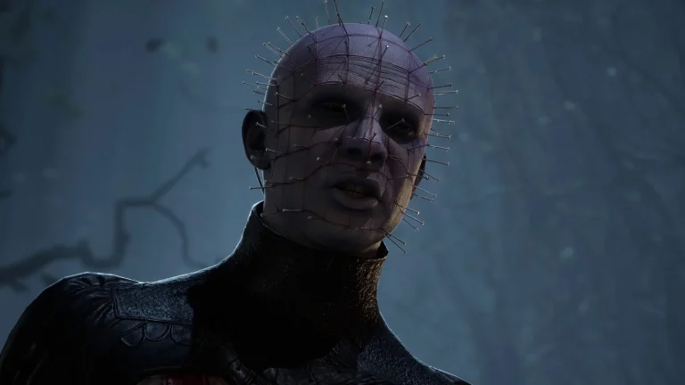شخصیت Pinhead در جلد بازی Hellraiser Revival