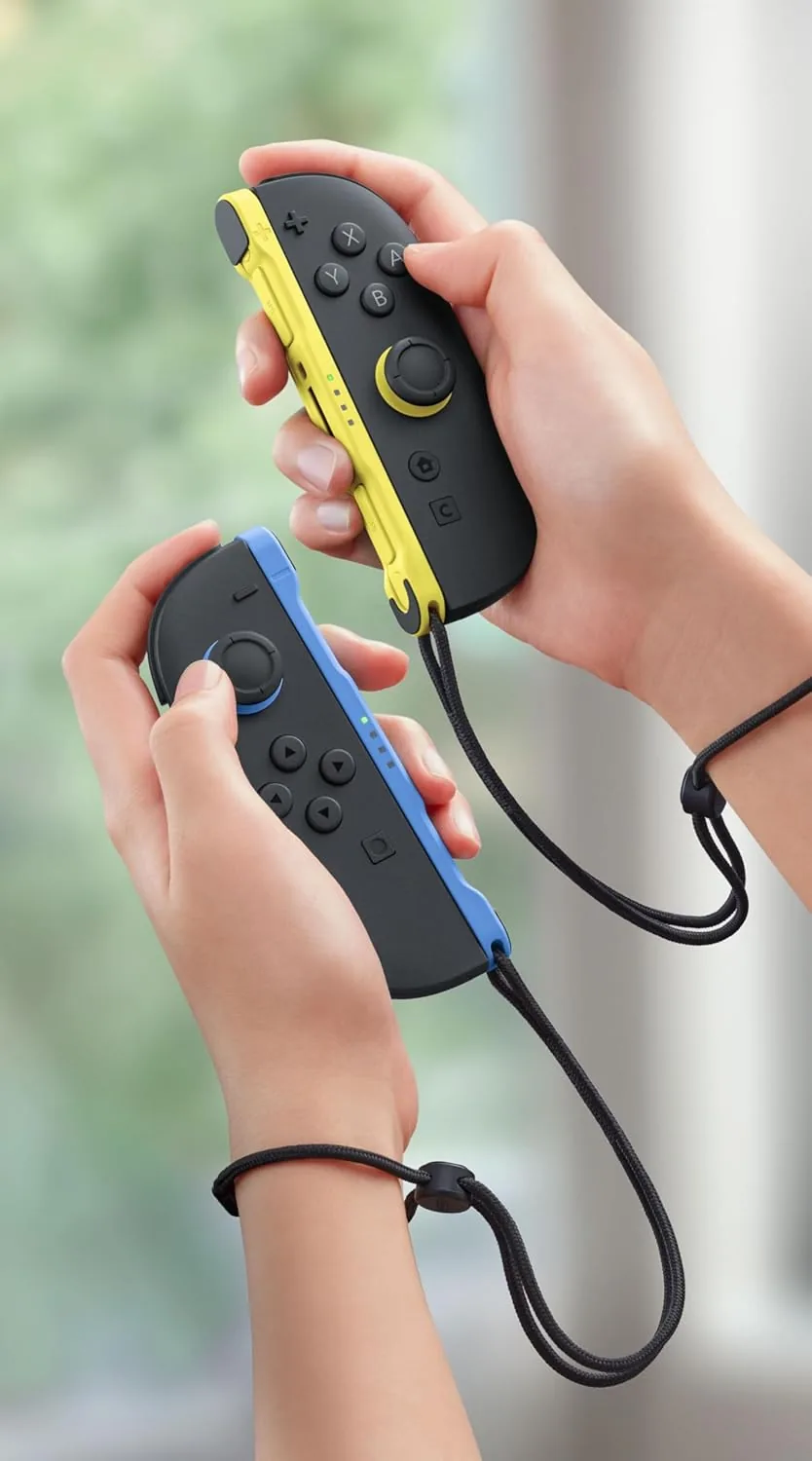 معرفی گیم پد Joy-Con 2 نینتندو سوییچ 2 - آبی/زرد روشن - تصویر 1