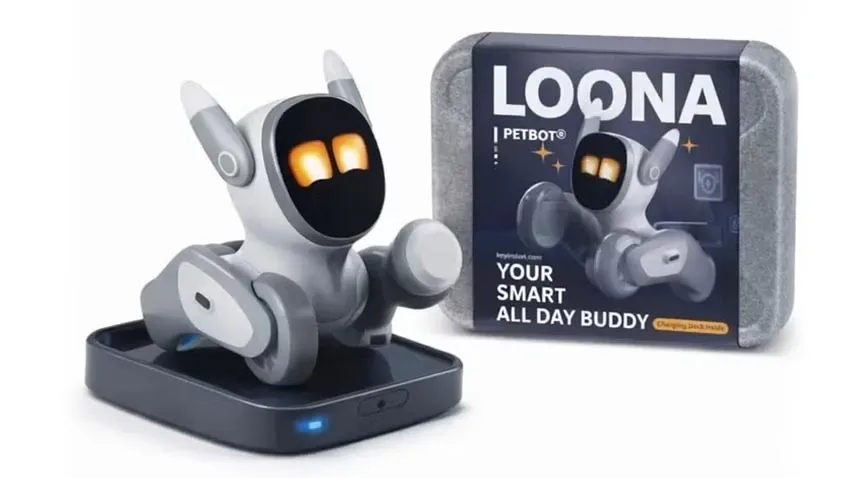 ربات هوشمند لونا Loona Pet Robot با داک شارژ - تصویر معرفی 1