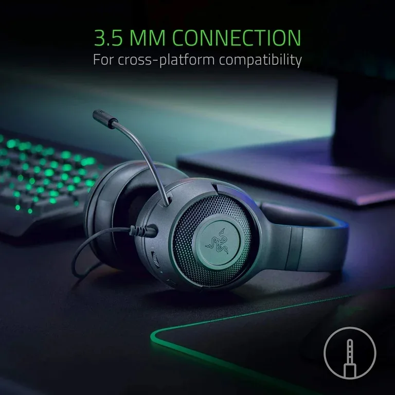 معرفی هدست Razer Kraken X Essential - مشکی - تصویر 2