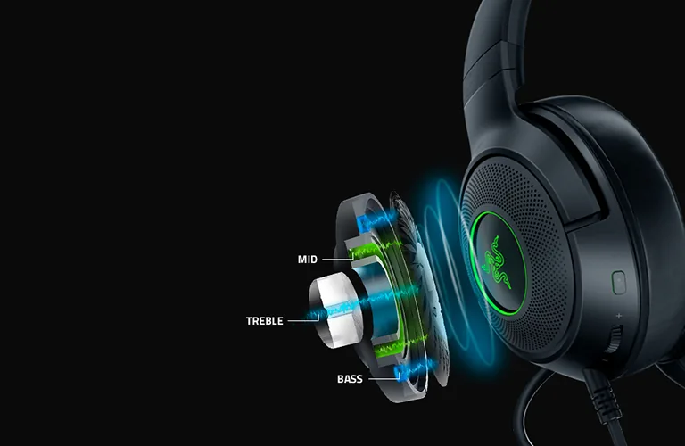 معرفی هدست Razer Kraken X Essential - مشکی - تصویر 4