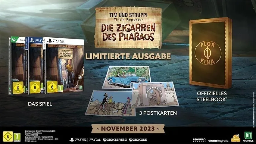 بازی Tintin Reporter: Cigars of the Pharaoh نسخه Limited Edition برای PS4 - تصویر معرفی 1