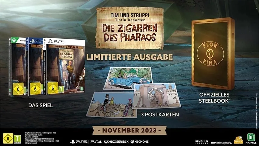 بازی Tintin Reporter: Cigars of the Pharaoh نسخه Limited Edition برای PS5 - تصویر معرفی 1